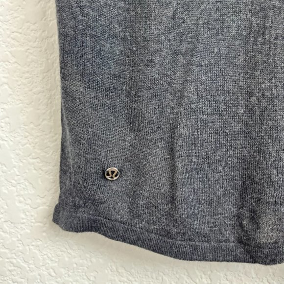 Lululemon Daya Knit Tee Heathered Black - Picture 3 of 7